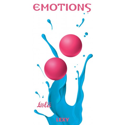 ярко-розовые вагинальные шарики без сцепки Emotions Lexy Large